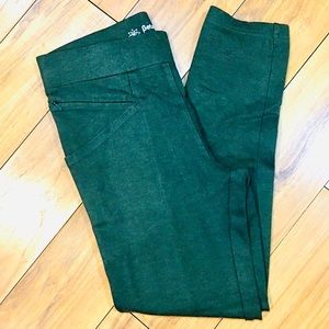 Betabrand Beta Brand hunter khaki forest green pants leggings small peti…